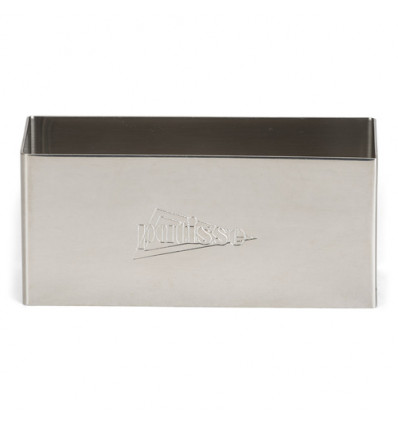 DRESSEERRING INOX RECHTHOEK 9x3.7xH4cm