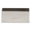 DRESSEERRING INOX RECHTHOEK 9x3.7xH4cm