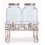 DRANKENDISPENSER DUBBEL 2x3L MET VOET sapdispenser met kraantje limonade jar