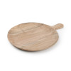 SERVEERPLANK HOUT 34x25cm MET GREEP PALLA WOOD+FOOD