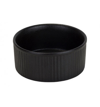 RAMEKIN YARA BLACK D12.2xH5.2cm OVENBESTENDIG AARDEWERK