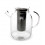 THEEPOT GLAS 1.5L MET INOX FILTER S&P PARIS MET GLAZEN DEKSEL