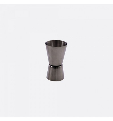 COCKTAILMAATJE 30/50ML RVS METALIC ZWART