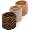 SET 4 SERVETRINGEN RATTAN NATUREL 5CM MESAPIU