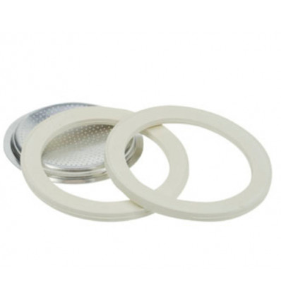 SET 3 RINGEN MET FILTER BIALETTI 2TAS MOKA EXPRESS ELETTRIKA DAMA MINI EXPRESS
