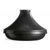 TAGINE ZWART 4L DELIGHT 33.5CM LEISTEEN EMILE HENRY INDUCTIE ZWART DEKSEL