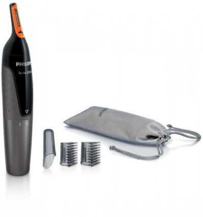 NEUS-OORTRIMMER NT3160 PHILIPS BATTERIJ ook voor wenkbrauwen,waterdicht,AA-batt.