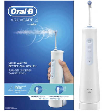 Bloeien Amfibisch Klap MONDDOUCHE AQUACARE 4 ORALB WATERFLOS voor een gezonder tandvlees - Willems