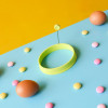 EIBAKRING ROND GROEN SILICONE D11.5xH2cm