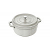 KOOKPOT ROND 24CM WHITE TRUFFLE STAUB COCOTTE 3.7L