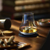 SET 2 WHISKY DEGUSTATIEGLAZEN MET SOKKEL EN ONDERZETTER PEUGEOT ATMOSPHERE