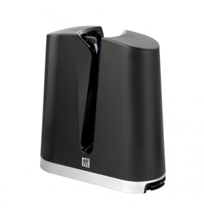 MESSENSLIJPER V-EDGE ZWILLING met 2 slijpstenen: grof en medium