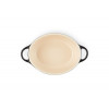OVAAL STOOFPOTJE 12CM EBBEN ZWART MINI LE CREUSET AARDEWERK COCOTTE
