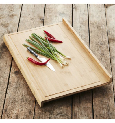 AANRECHTPLANK BAMBOE MET SAPGEUL 40x30cm POINTVIRGULE