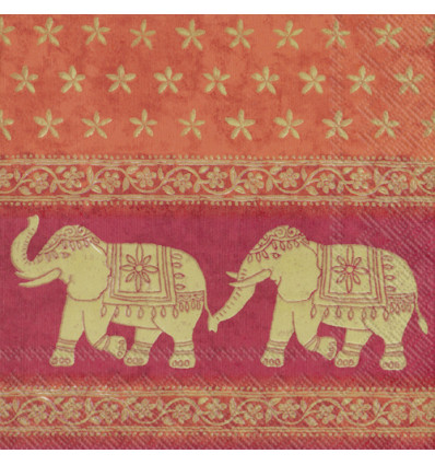 20 SERVETTEN 33x33cm MARANI RED IHR
