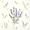 20 SERVETTEN 25x25cm BOUQUET LAVENDER IHR