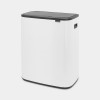 BO TOUCH BIN 2x30L WIT VUILBAK MET 2 EMMERS 30LITER