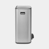 BO PEDAALEMMER 60L MAT INOX FPP M VUILBAK 60LITER MATT STEEL