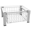 SOKKEL WASMACHINE DROOGKAST 30CM WIT geschikt tot 150kg met mand