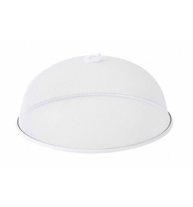 VOEDSELKAP METAAL 35CM STOLP WIT