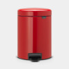 PEDAALEMMER 5L NEWICON PASSION RED soepele, stille en geurdichte sluiting