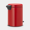 PEDAALEMMER 5L NEWICON PASSION RED soepele, stille en geurdichte sluiting