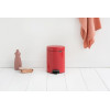 PEDAALEMMER 5L NEWICON PASSION RED soepele, stille en geurdichte sluiting
