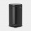 PEDAALEMMER 12L NEWICON MATT BLACK soepele, stille en geurdichte sluiting
