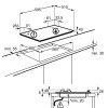 GASKOOKPLAAT ZGH66424XS INOX ZANUSSI