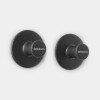 HANDDOEKHAAKJES SET 2STUKS DONKER GRIJS DARK GREY