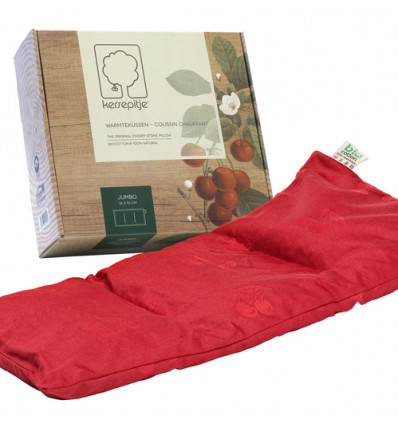 KERSENPIT-KUSSEN 26x55cm JUMBO CHERRY KERSEPITJE