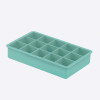 IJSBLOKJESVORM CUBE SILICONE BLAUW DOTZ KUBUS 3.3x3.3x3.3cm