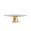 TAARTSCHOTEL OP VOET GLINT GOUD SP 33CM H10CM