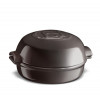 CHEESE BAKER ZWART EMILE HENRY FUSAIN MET DEKSEL 195x175x100mm