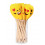 PANNELIKKER 30,5CM SILICONE SMILEY ASSORTI