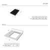 INBOUW-FRITEUSE 3711 NOVY INOX DEKSEL