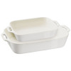 SET 2 OVENSCHOTELS 20x27+20x16cm IVOOR STAUB