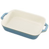 SET 2 OVENSCHOTELS 20x27+20x16cm TURKOIS TURQUOISE STAUB