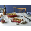 SET 2 OVENSCHOTELS ROOD STAUB CERAMIC (20x16cm + 27x20cm)
