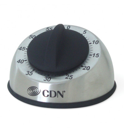 KOOKWEKKER TIMER MANUEEL RVS LARGE KEUKENTIMER