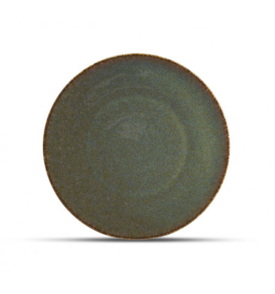 PLAT BORD 21CM CIRRO GREEN ROND