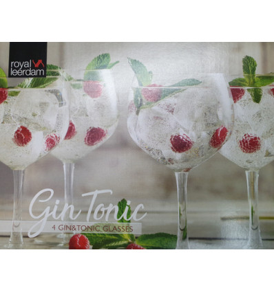 4 GIN TONIC GLAZEN 65CL LEERDAM