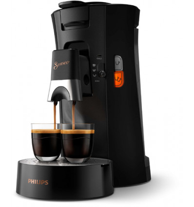 SENSEO CSA240/60 ZWART SELECT PHILIPS KOFFIEZET - 3 instelbare koffiesterktes