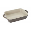 SET 2 OVENSCHOTELS 20x27+20x16cm GRIJS STAUB ANCIENT GREY