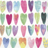 20 SERVETTEN 33x33cm RAINBOW HEARTS IHR