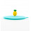 GLASDEKSEL D11cm SILICONE ANANAS DOTZ