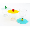 GLASDEKSEL D11cm SILICONE CACTUS DOTZ