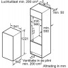 INTEG KOELKAST KIR24NSF0 BOSCH GLIJDERS nettoprijs, plaatsing +50euro