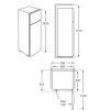 COMBI-KOELKAST RDB428E1AW AEG 161cm