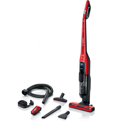 STEELSTOFZUIGER BCH86PET2 BOSCH 28V ATHLET SNOERLOOS ZWART ROOD